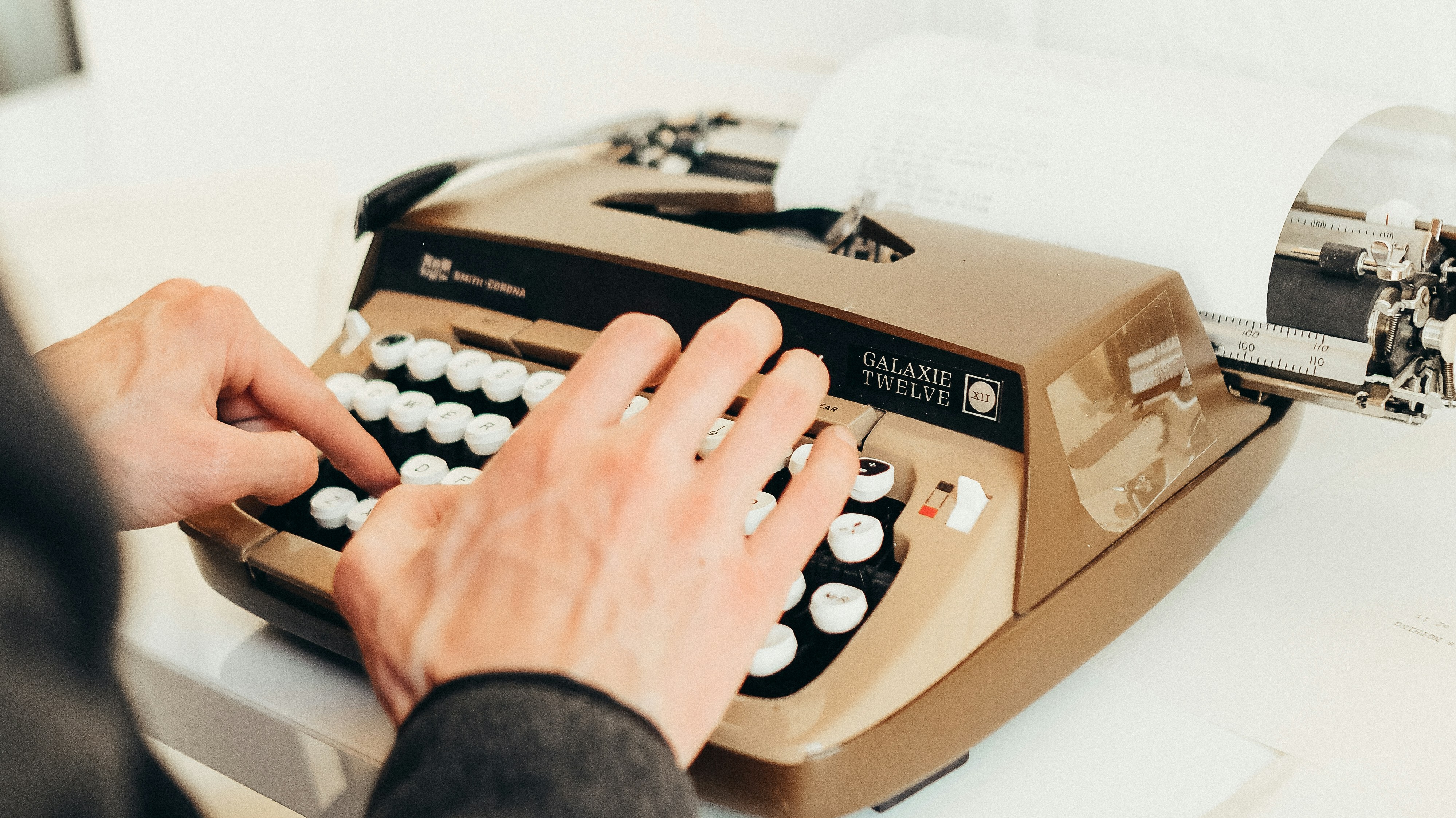 How much writing advice was based on typewriters?